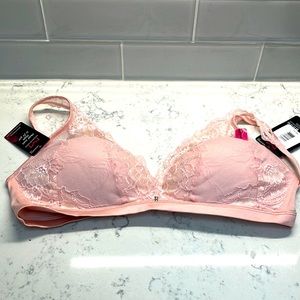 Maidenform Pink Lacy bralette large NWT new with tags never worn